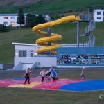 Sinfó í sundi í Ólafsfirði í kvöld