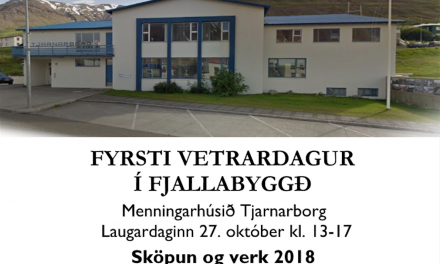 Sköpun og verk 2018 – fyrsta vetrardag í Tjarnarborg