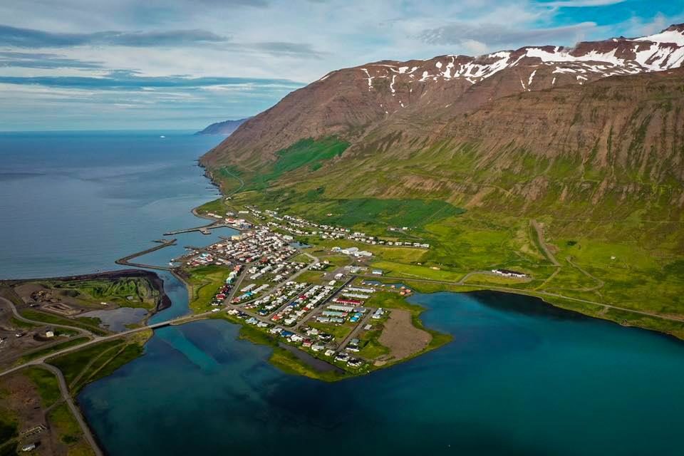 Ólafsfjörður ofan frá