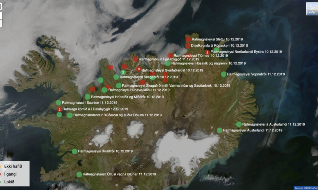 Dalvík, Ólafsfjörður og Siglufjörður enn án rafmagns