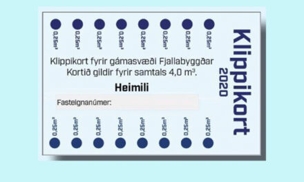 Klippikort á gámasvæðum Fjallabyggðar 2021