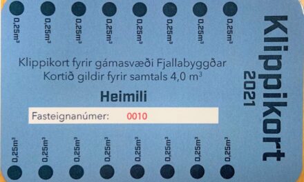 Klippikort fyrir gámasvæði Fjallabyggðar tilbúin til afhendingar