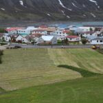 Bráðabirgðar salernisaðstaða á tjaldsvæðinu