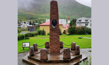 100 ár frá afhjúpun styttunnar af Hafliða Guðmundssyni, hreppstjóra