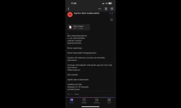 Svikapóstur í nafni ríkislögreglustjóra