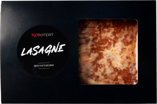 Tréflís í lasagne kjötrétti frá Kjötkompaní