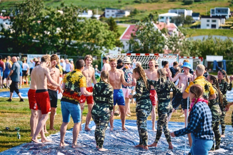 Sápuboltinn í Ólafsfirði um helgina