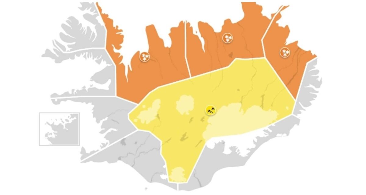 Fyrsta haustlægðin – Gul og appelsínugul viðvörun í kortunum