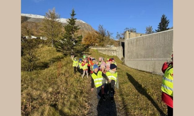 Nemendur tóku þátt í Ólympíuhlaupinu