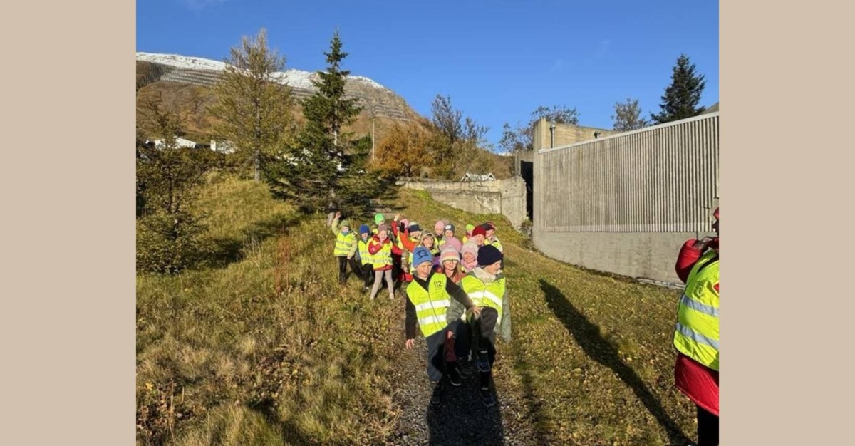 Nemendur tóku þátt í Ólympíuhlaupinu