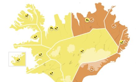 Gul og appelsínugul veðurviðvörun fyrir morgundaginn