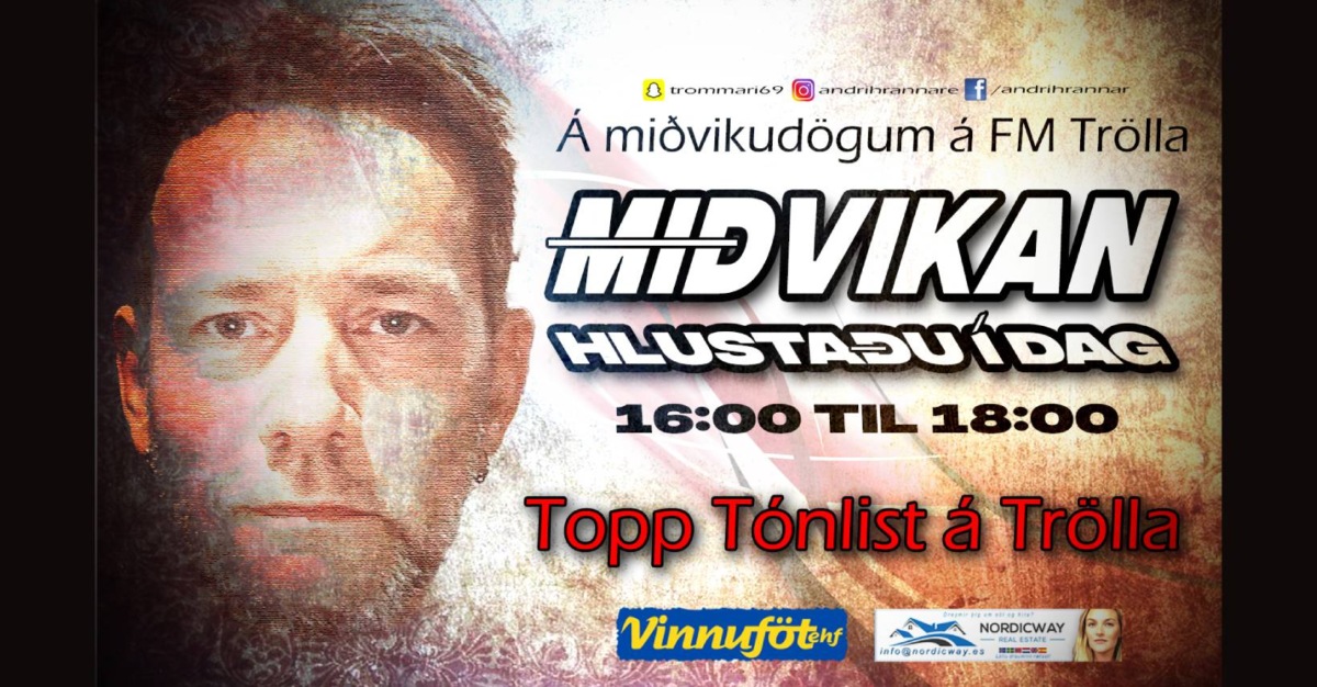 Miðvikan í dag á FM Trölla kl. 16