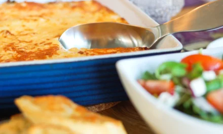 Lasagna með rjómakremi