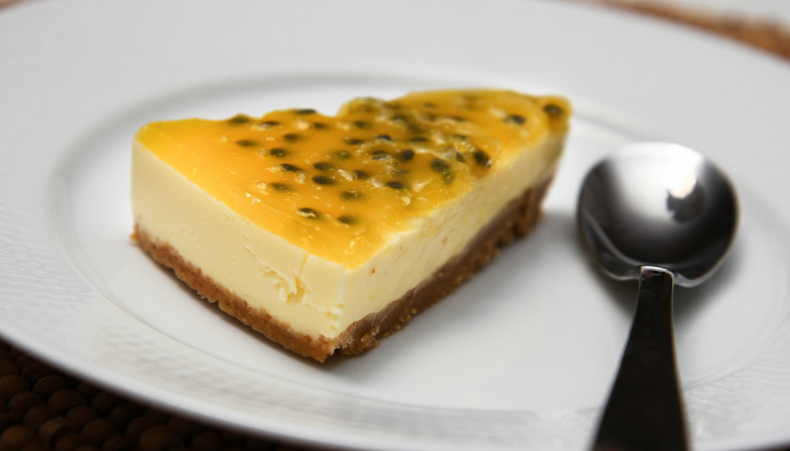 Pannacottakaka með ástríðualdin
