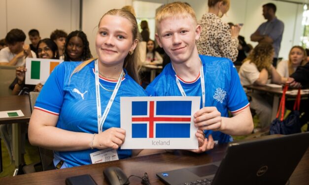 Tinna og Steingrímur glæsilegir fulltrúar Íslands