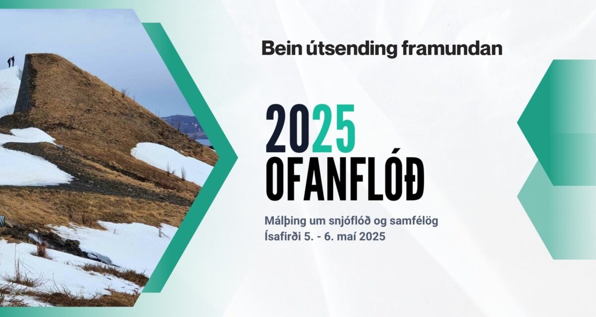 Málþing um snjóflóð og samfélög dagana 5.-6. maí