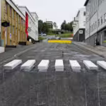 Þrívíddargangbraut yfir Listagilið á Akureyri