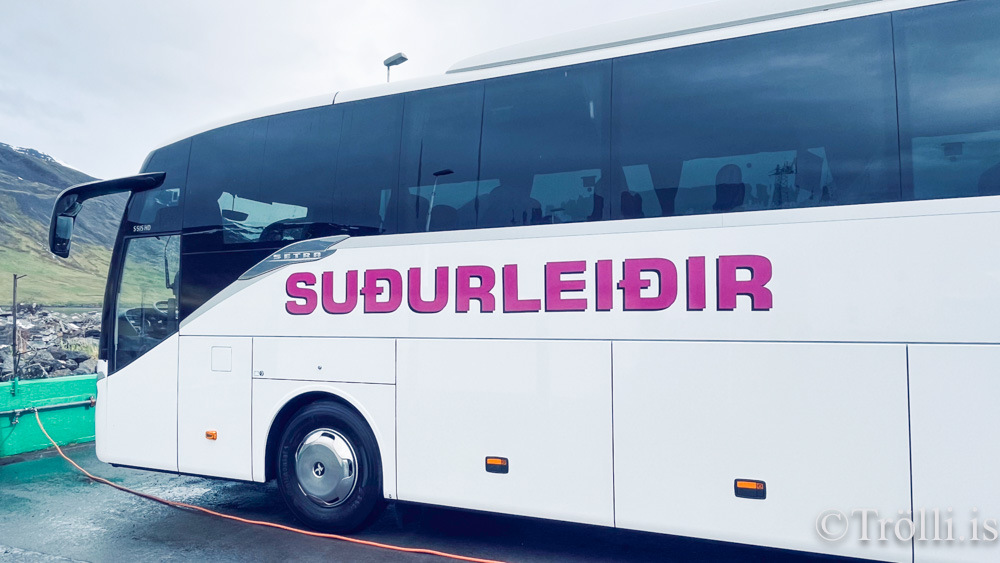 Breyting á akstri skólarútu í dag