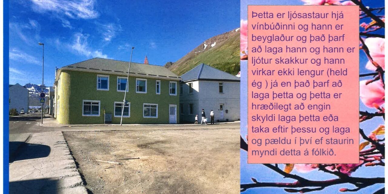 Það sem þarf að laga í Fjallabyggð – Börnin tjá sig