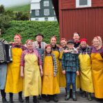 Fjör á síldarplaninu við Róaldsbrakka í dag
