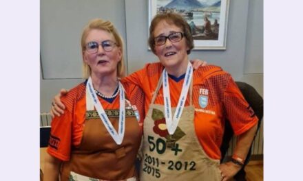 Jóna Halldóra bakaði sig á toppinn á Landsmóti UMFÍ 50+