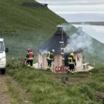 Grillhyttan í Hvanneyraskál skemmdist í eldsvoða