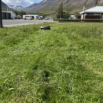 Sjálfvirkur sláttuþjarkur tekinn í notkun í Ólafsfirði