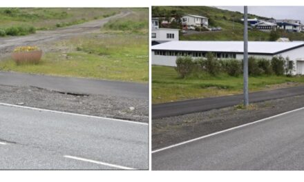 Frágangur við göngu/hjólastíga í Ólafsfirði
