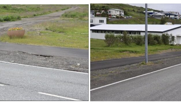 Frágangur við göngu/hjólastíga í Ólafsfirði