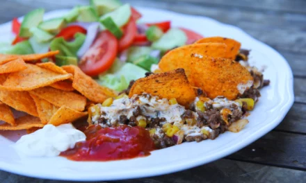 Gratinerað taco