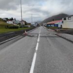 Miðlínan í Ólafsfirði orðin bein