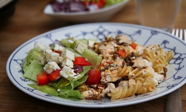 Tacogratín með pastabotni