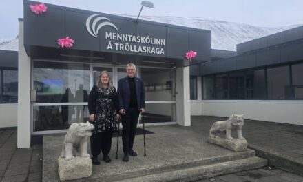 Ráðherra heimsótti Menntaskólann á Tröllaskaga