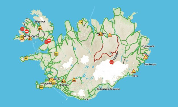 Hringvegur 1 norðan við Borgarnes lokaður í dag vegna malbiksframkvæmda