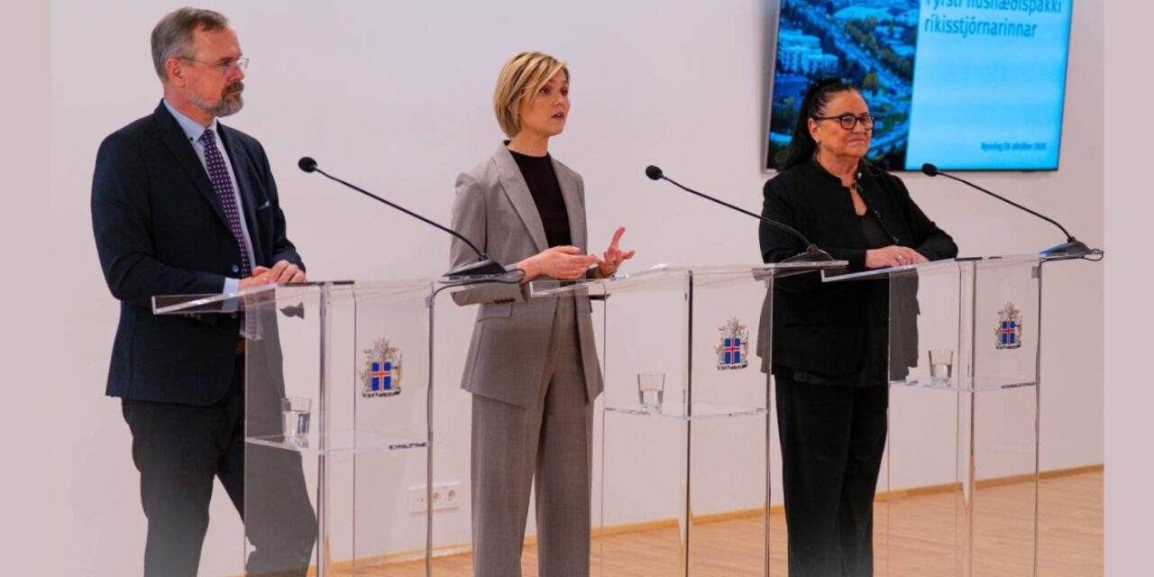 Húsnæðispakki ríkisstjórnarinnar var kynntur