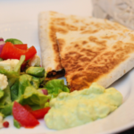 Quesadillas með nautahakksfyllingu