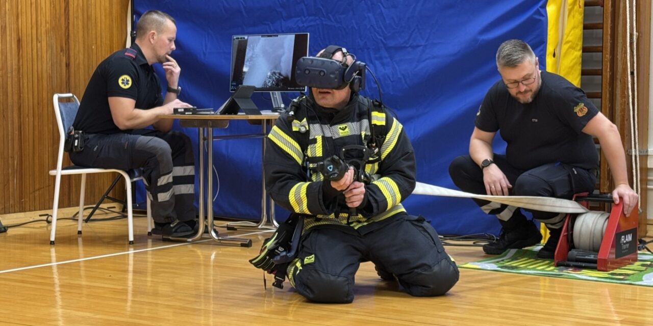 Sýndarveruleikaæfing hjá Slökkviliði Fjallabyggðar – Myndir