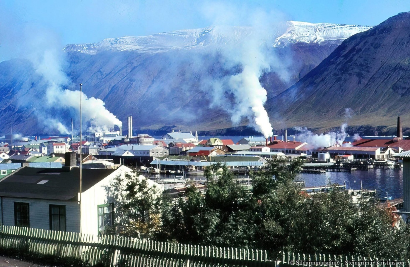 Siglufjörður um kringum 1960, Ljósmyndari Steingrímur Kristinsson.