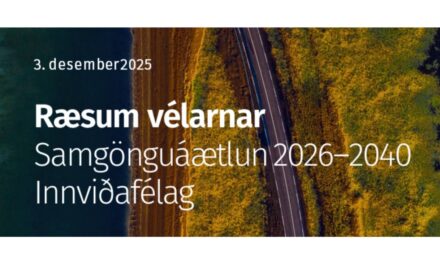 Bein útsending frá blaðamannafundi um samgönguáætlun og innviðafélag kl. 10:30