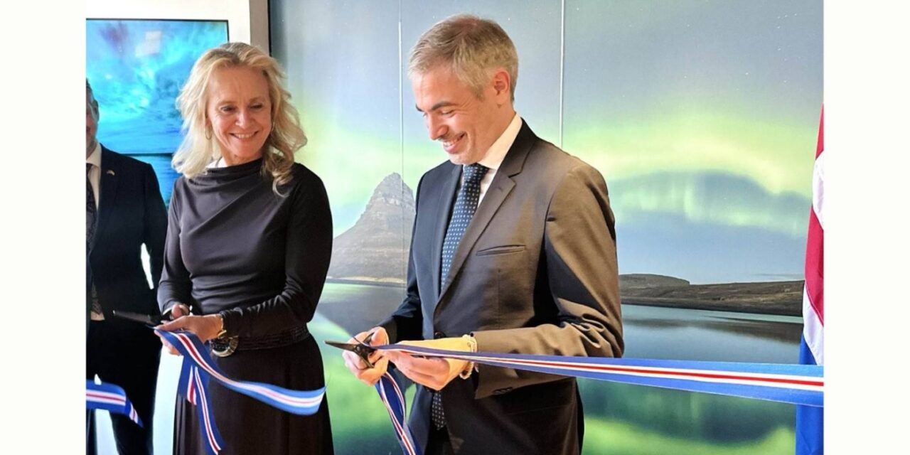 Utanríkisráðherra opnaði sendiráð Íslands á Spáni