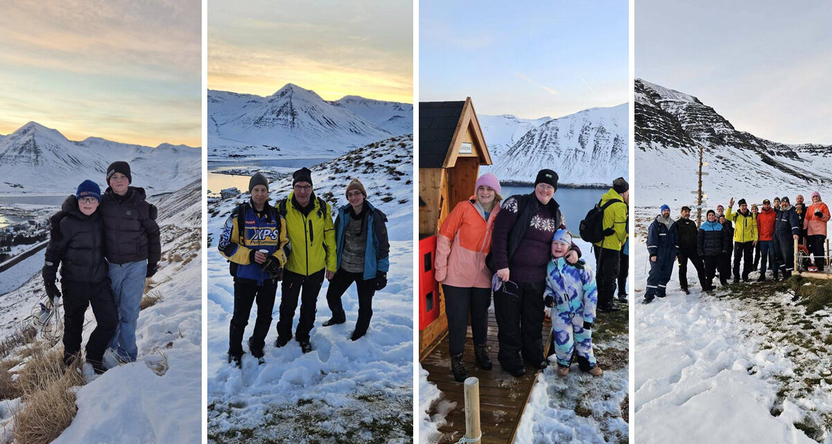 Myndasafn: Ljósin komin upp eftir vel skipulagðan vinnudag – Gömul og góð hefð að loknu dagsverki