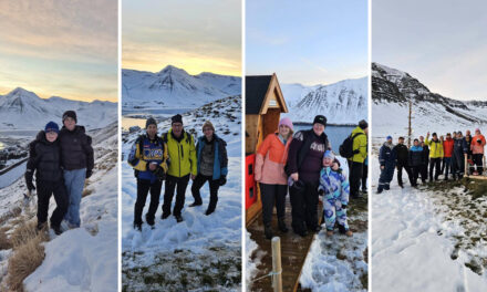 Myndasafn: Ljósin komin upp eftir vel skipulagðan vinnudag – Gömul og góð hefð að loknu dagsverki