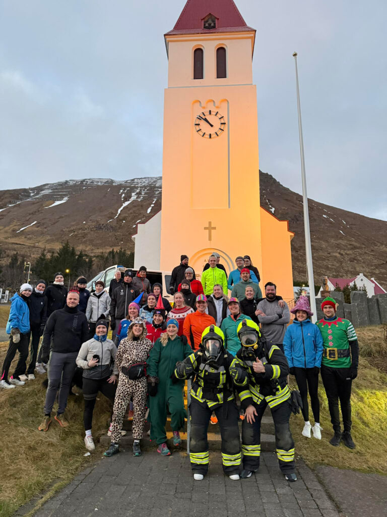 Búningar og gleði í Gamlárshlaupi á Siglufirði