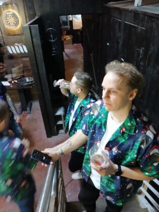 Nýstofnaður píluklúbbur á Siglufirði, fyrsta jólamótið heppnaðist vel - Myndir