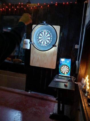 Nýstofnaður píluklúbbur á Siglufirði, fyrsta jólamótið heppnaðist vel - Myndir