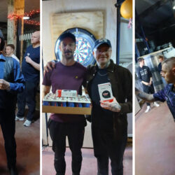 Nýstofnaður píluklúbbur á Siglufirði, fyrsta jólamótið heppnaðist vel - Myndir