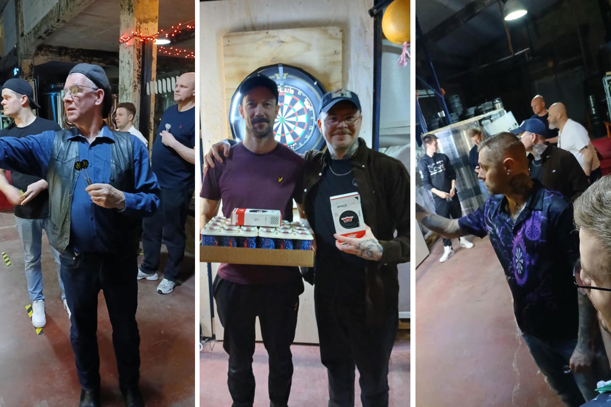 Nýstofnaður píluklúbbur á Siglufirði, fyrsta jólamótið heppnaðist vel - Myndir