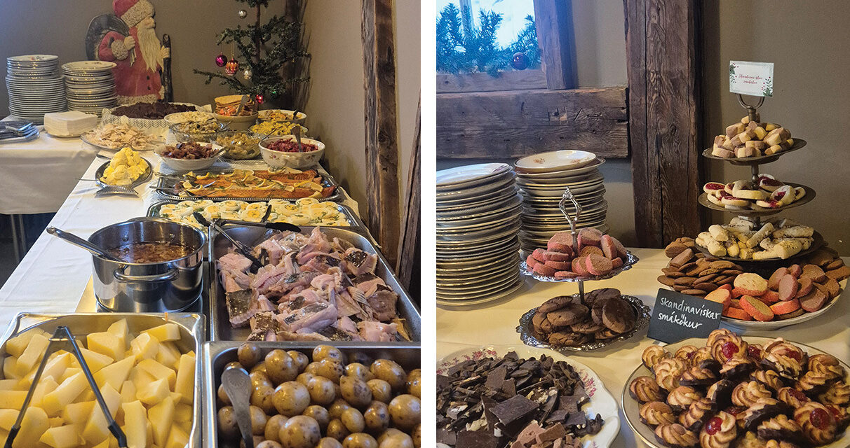 Þéttsetið og góð stemning þegar Síldarkaffi bauð upp á kæsta skötu – Myndir og vídeó