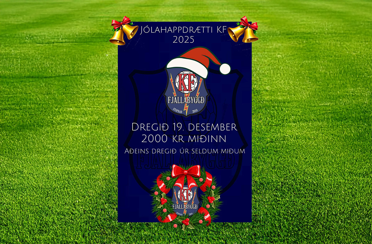 Jólahappdrætti KF hafið og glæsilegir vinningar í pottinum