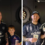 Feðgar mættust í úrslitum á pílumóti í Fjallabyggð